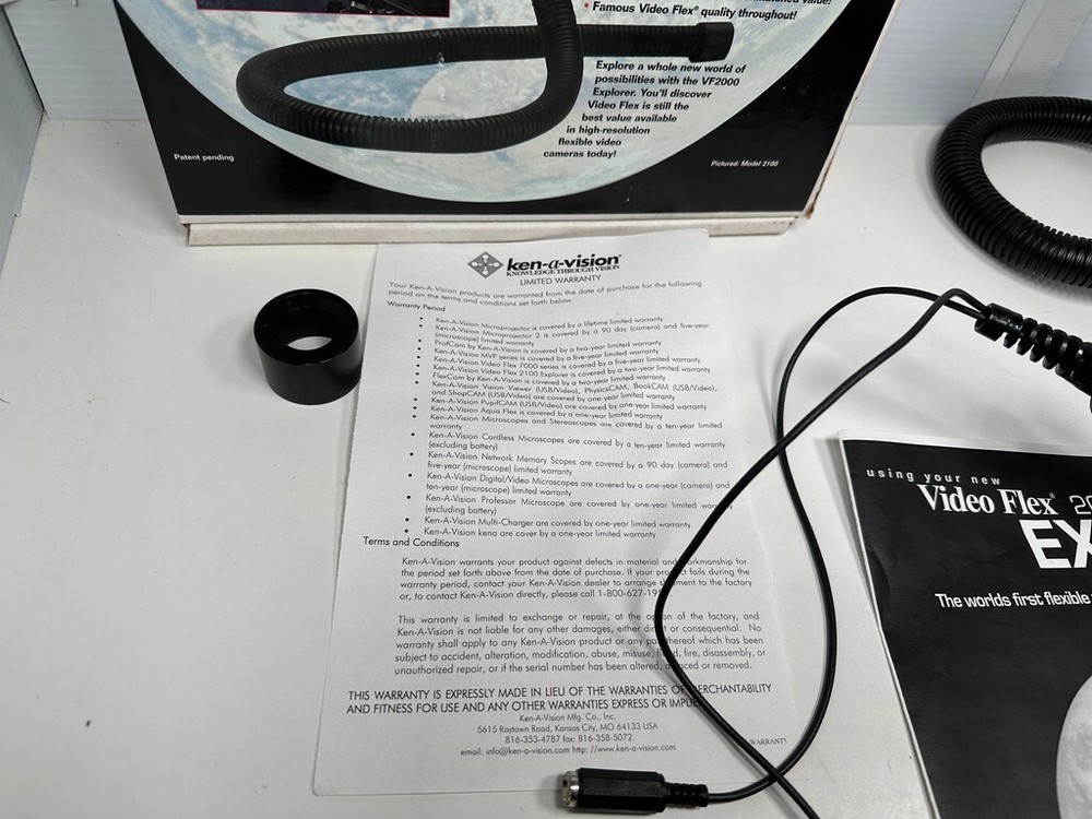 Ken A Vision Video Flex 2000 Explorer Model 2100