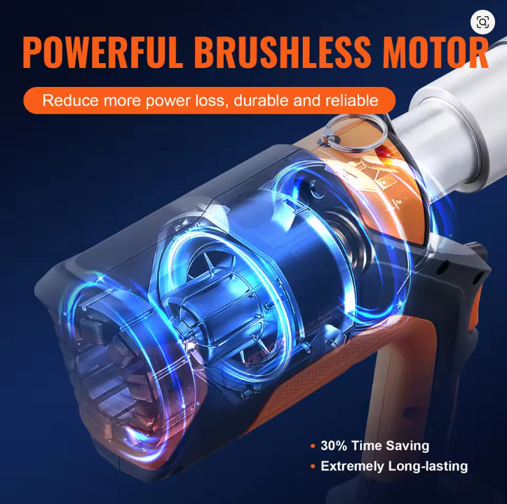1/2"- 2" Pro Press Tool with 18V Brushless Motor & 6 Pro Press Jaws