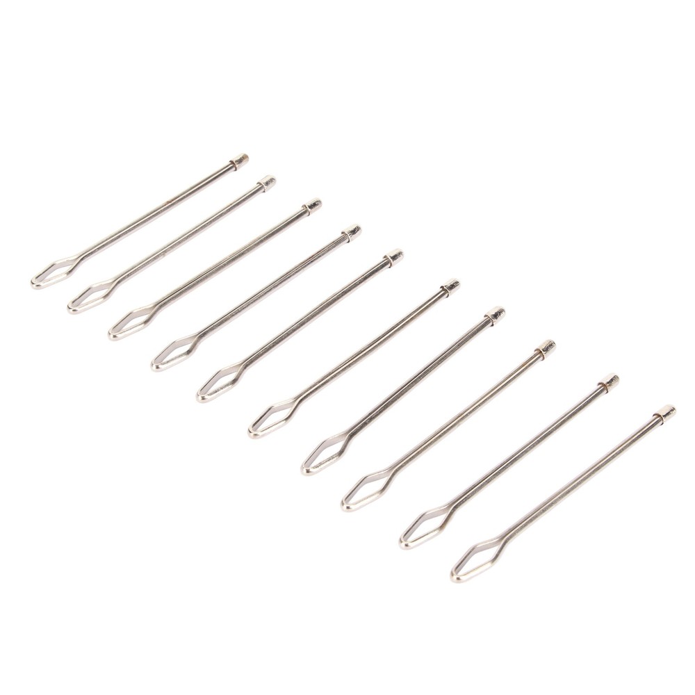 30pcs Drawstring Needle Threader Easy Pull Rust Protection Elastic Threader