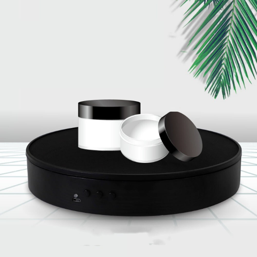 20cm Rechargeable Intelligent Visualizer Live Broadcast Motorized Turntable