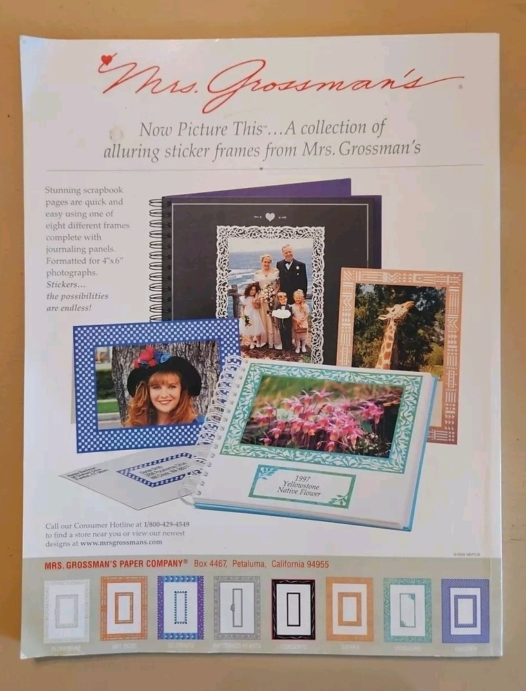 Memory Makers Magazine Sept/Aug 2000 Issue Scrapbooking