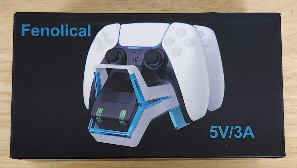 🔥Fenolical PS5 Controller Charger Station with 5V/3A AC Adapter for Dualsense🔥