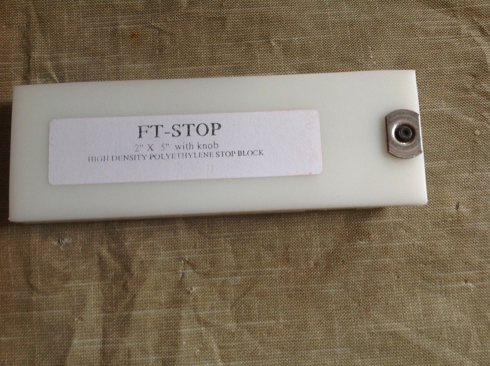 Tru-Grip FT-STOP 2" x 5" W/ Knob Stop Block