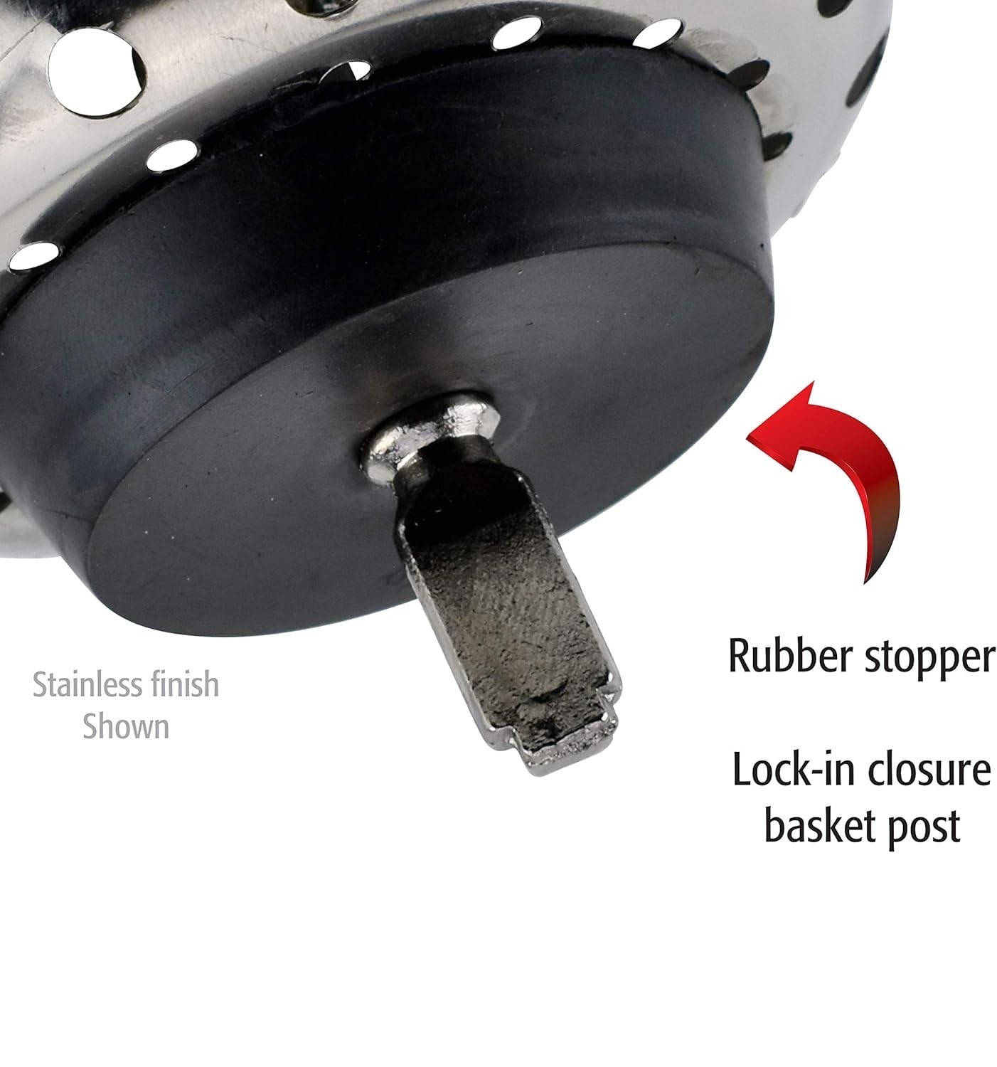 Stainless Steel Kitchen Sink Strainer Basket 3-1/4" Drain Filter