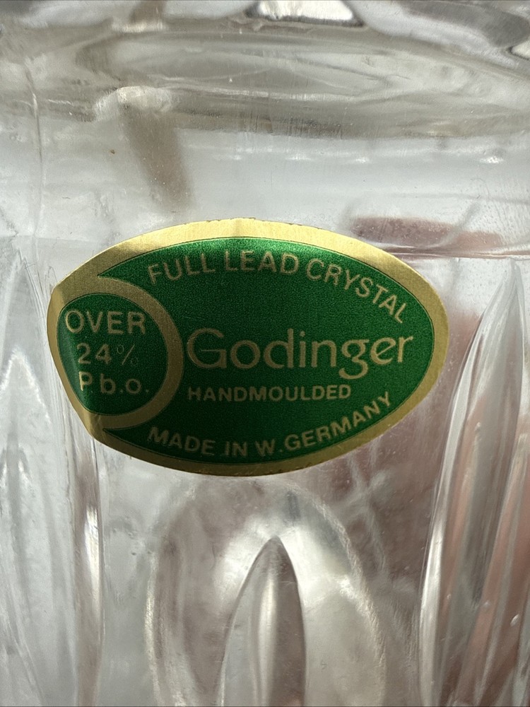 Vintage Godinger Lidded Sugar Jar With Spoon