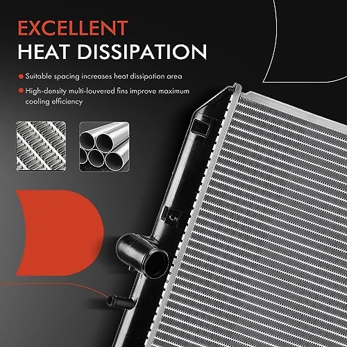 Engine Coolant Radiator Assembly Compatible with Mazda RX-8 2004 2005 2006
