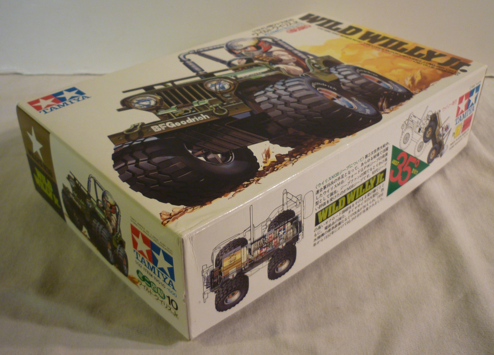 VINTAGE TAMIYA WILD WILLY JR. 1:32 MOTORIZED MINI 4WD SERIES NO. 10 MIB #19010