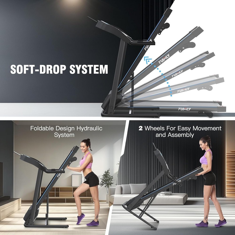 Multifunctional Treadmill Powerful Yet Quiet Performance 3.5HP Treadmill Machine
