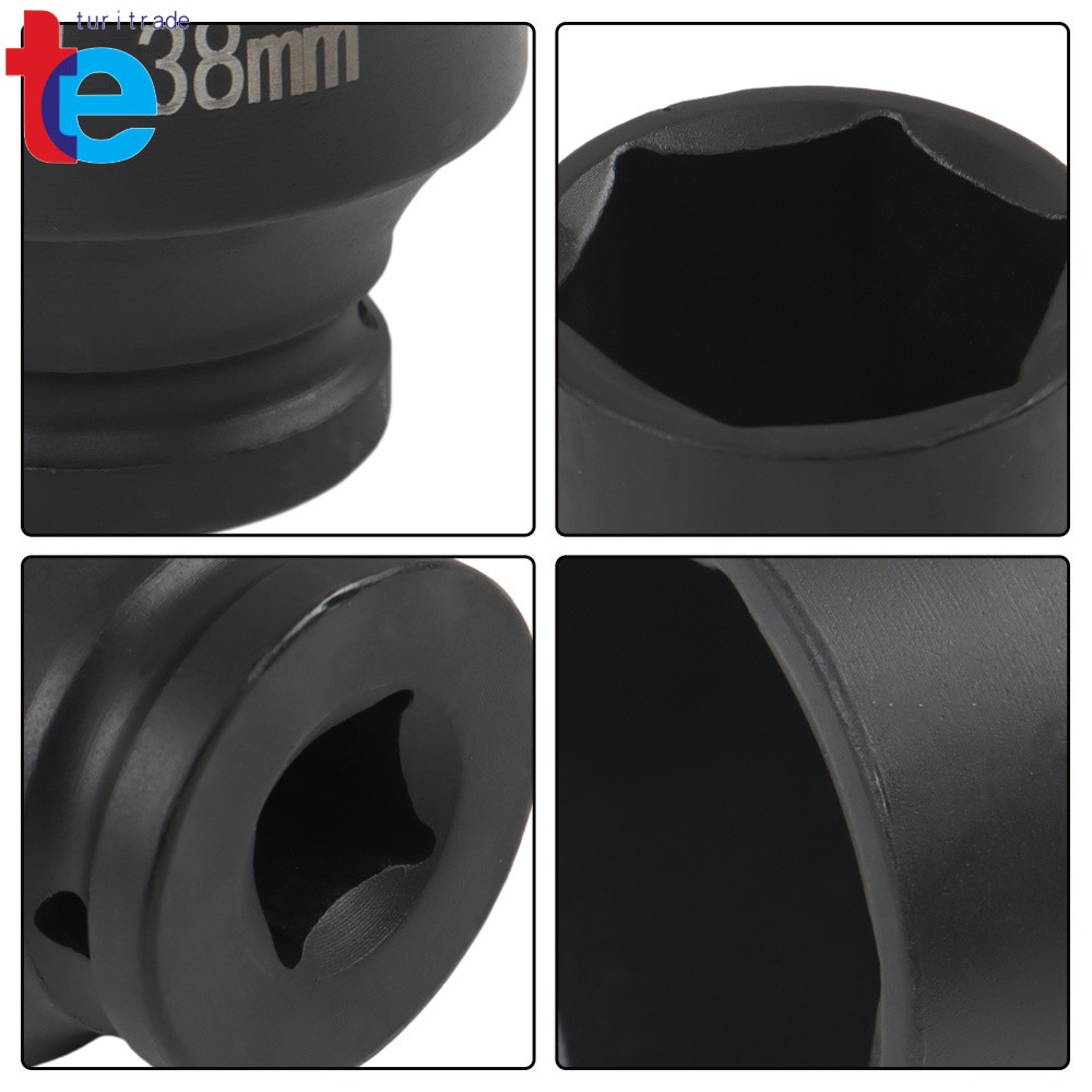 Deep Impact Socket Set 9Pcs 1/2" Drive Metric Axle Hub Nut Socket 29-38mm
