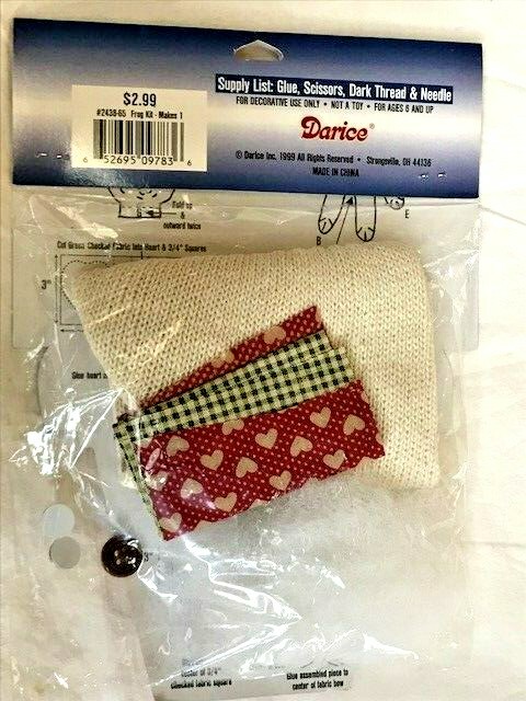 Daric, Garden Patch Glove Dolls, Fredrick Frog, UNOPENED