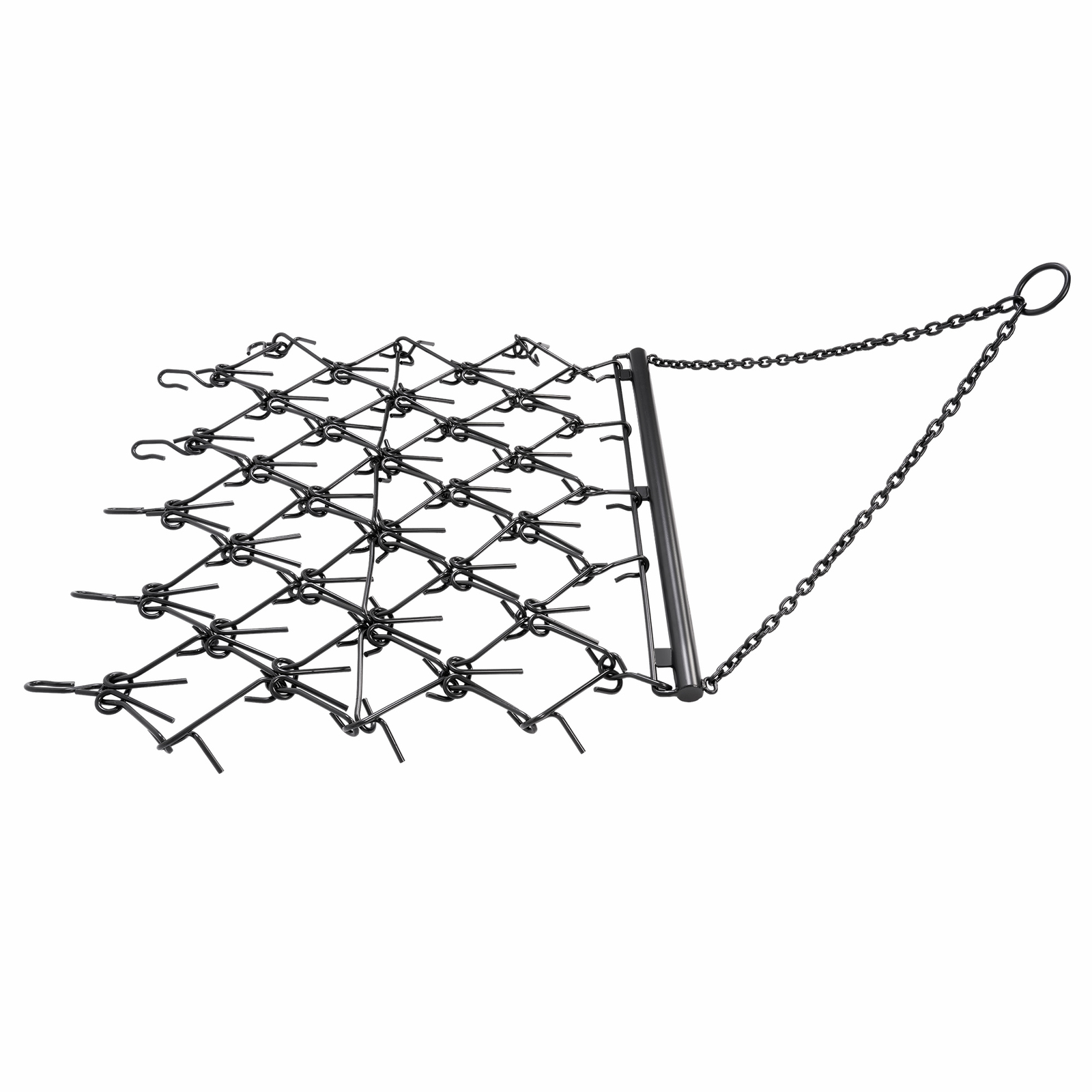 4FT X 4FT Heavy Duty Drag Harrow For ATV UTVs Leveling Grading Powder Coated