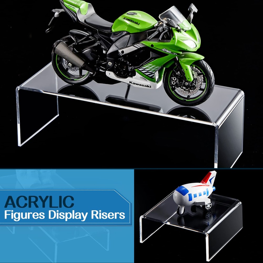 36 Pcs Acrylic Risers Large and Medium Acrylic Risers for Display Clear Displ...