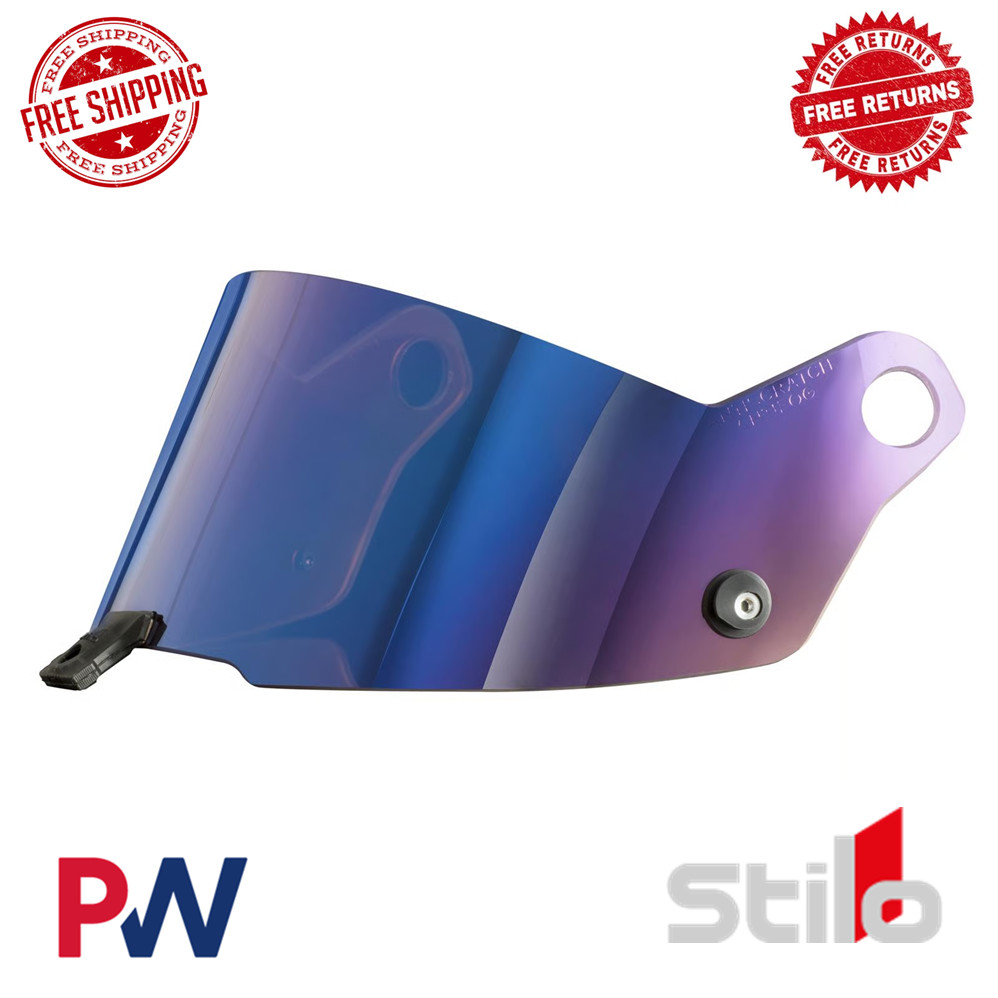 Stilo ST5 Helmet Replacement Visor Iridium Blue Medium Shields - YA0805