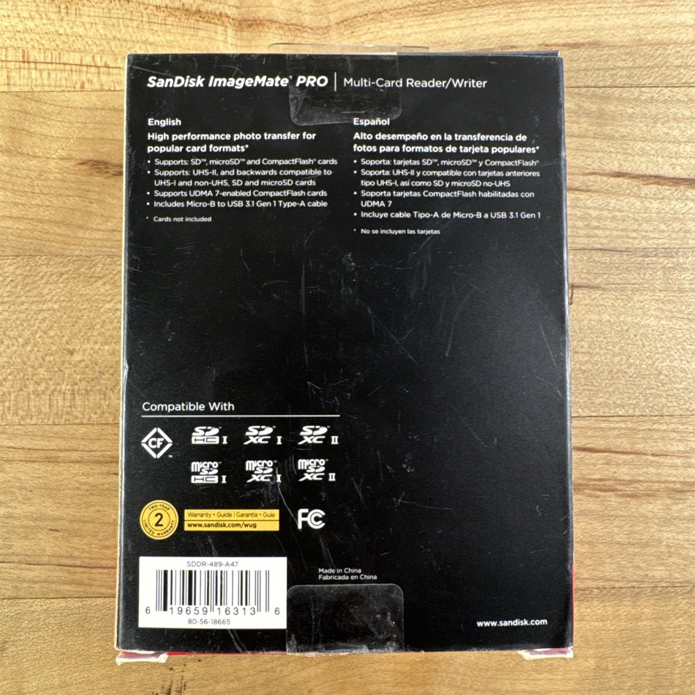 SanDisk ImageMate PRO Multi Card Reader / Writer SDDR-489-A47