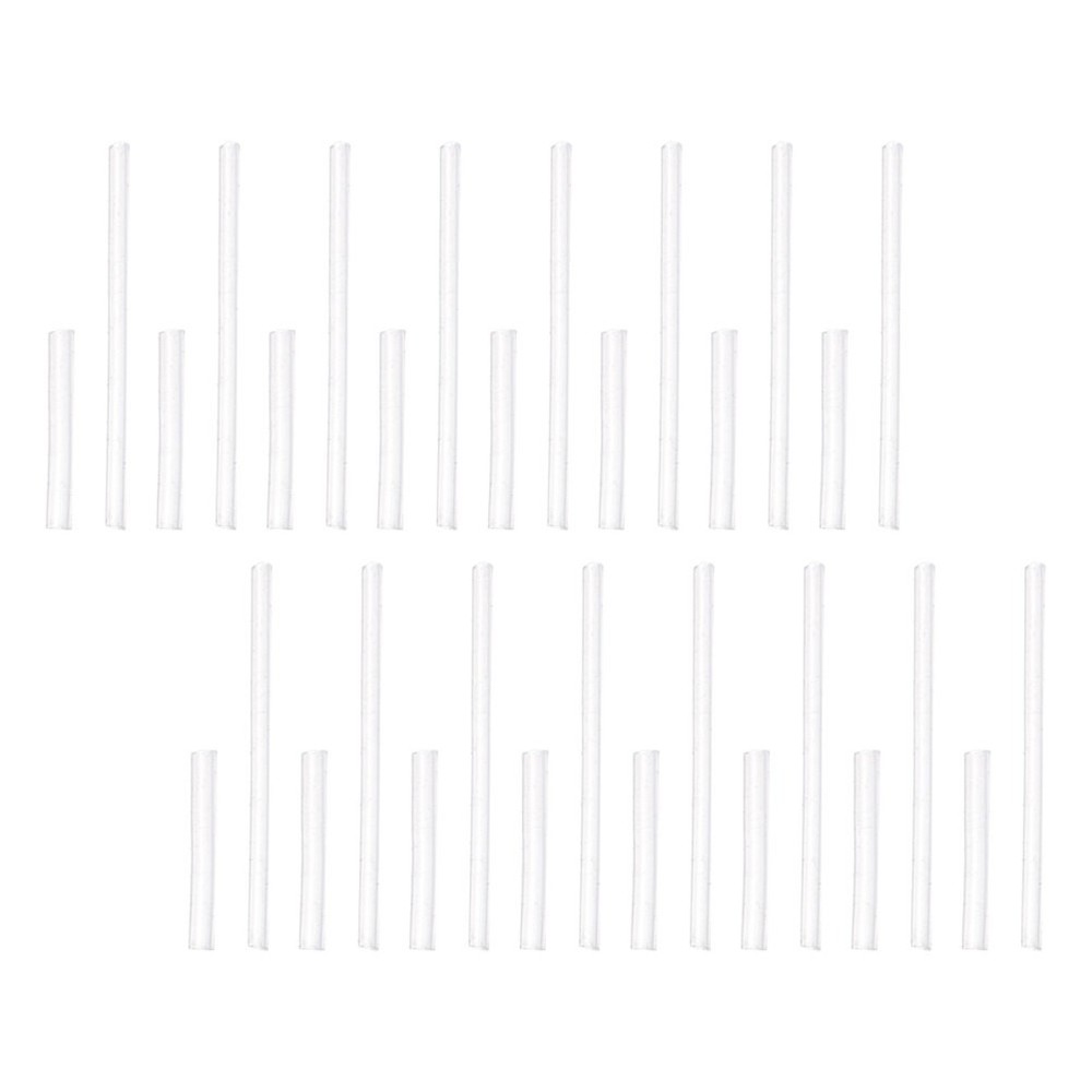 100 Pcs Earrings Protector Protectors Silicone Clear Sleeve Retainer