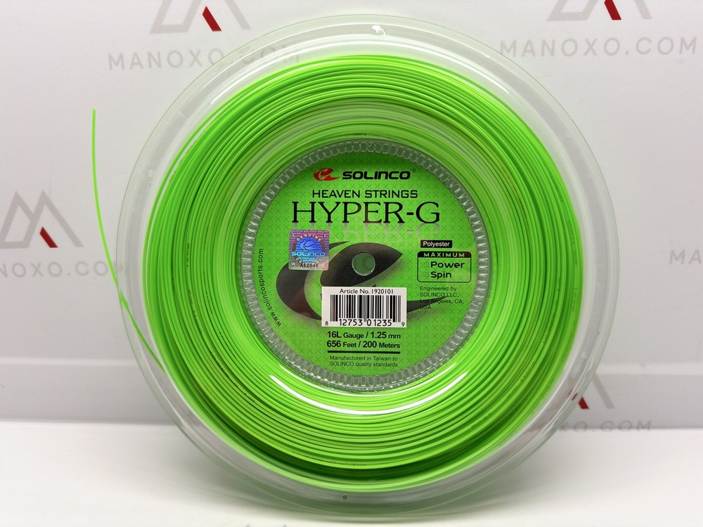 Solinco Hyper-G Co-Polyester Tennis String Reel 656 ft / 200 m Extreme