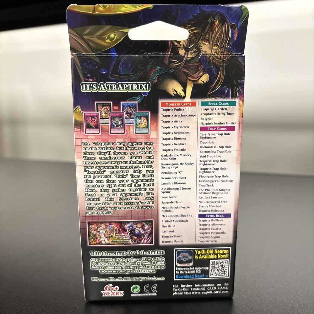 Yu-Gi-Oh Beware of Traptrix Structure Deck 1st Edition