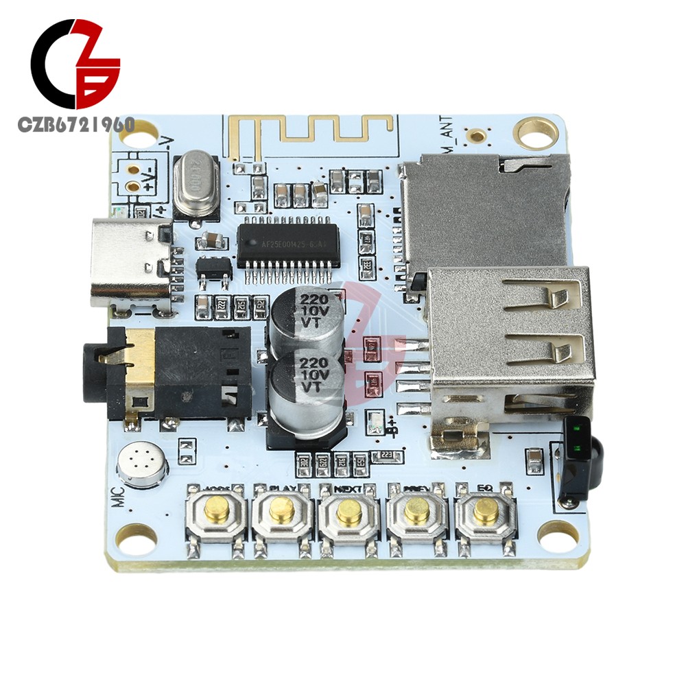 Audio Receiver Board Module Player Bluetooth 5.4 Lossless Decoder Module Type-C
