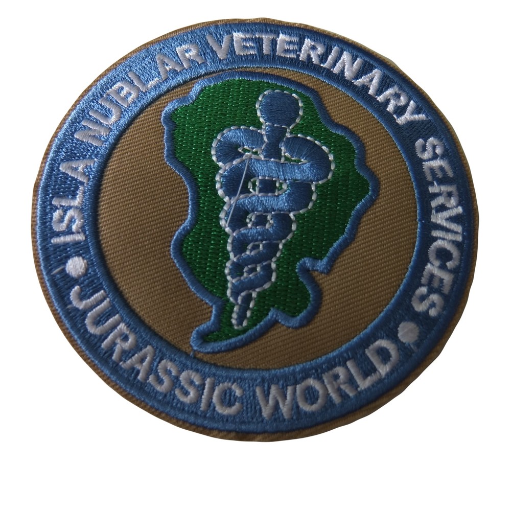 Jurassic World ISLA NEBULAR Veterinary Services Embroidered 4" Patch