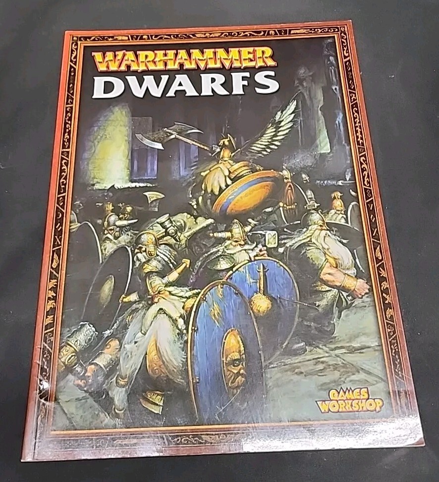 Warhammer Dwarfs Army Book Codex 2000 2nd Print Missing Barcode