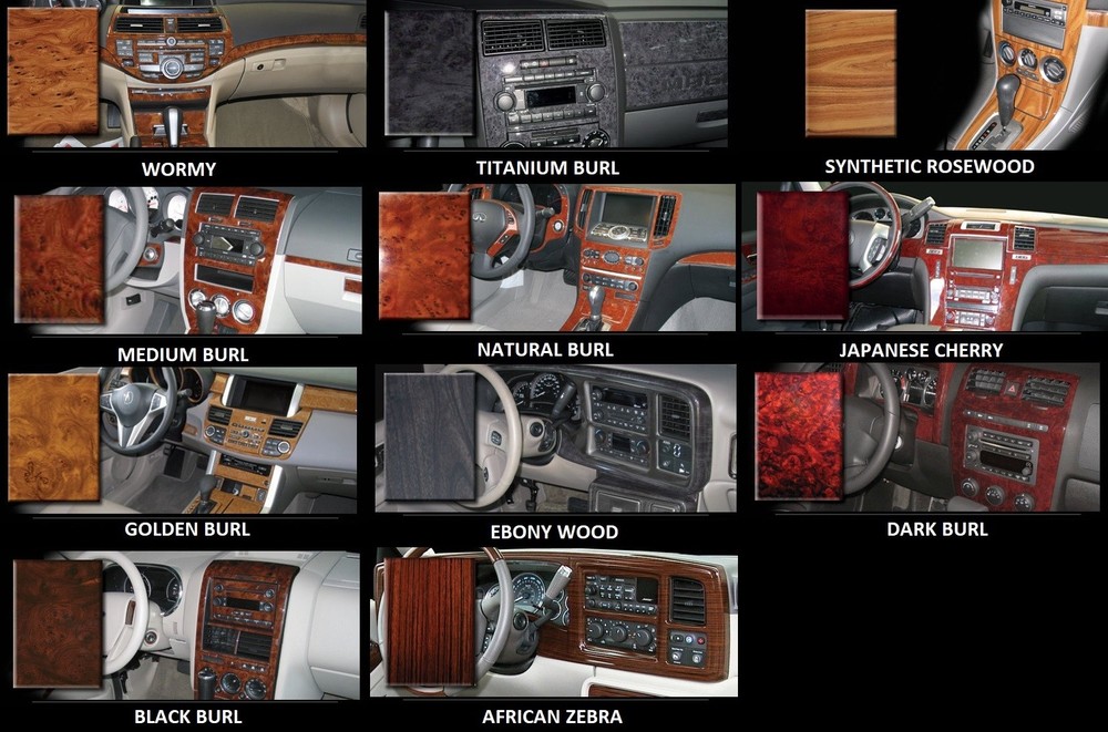 Fits Cadillac CTS 2DR Coupe 2011-2014 Small Basic Wood Dash Trim Kit