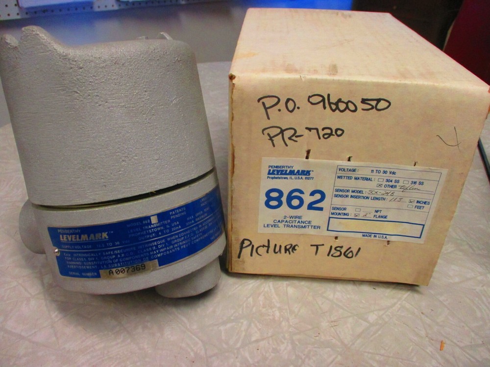 PENBERTHY LEVELMARK 862 Sensor Model SCX248 11-30VDC Level Transmitter (NIB)