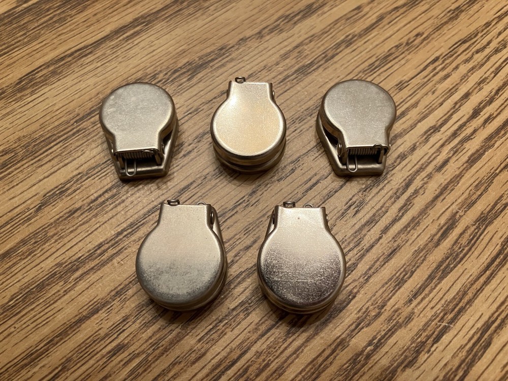 5 PC Switchcraft Model 512 1/4" Spring Loaded Jack Cover NOS