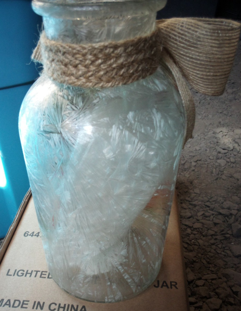 Lighted Gnome Mason Jar