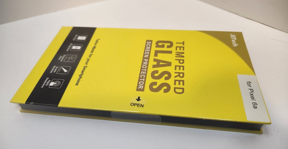 Screen Protector for Google Pixel 6a 6.1-Inch, Fingerprint Compatible, 2-Pack