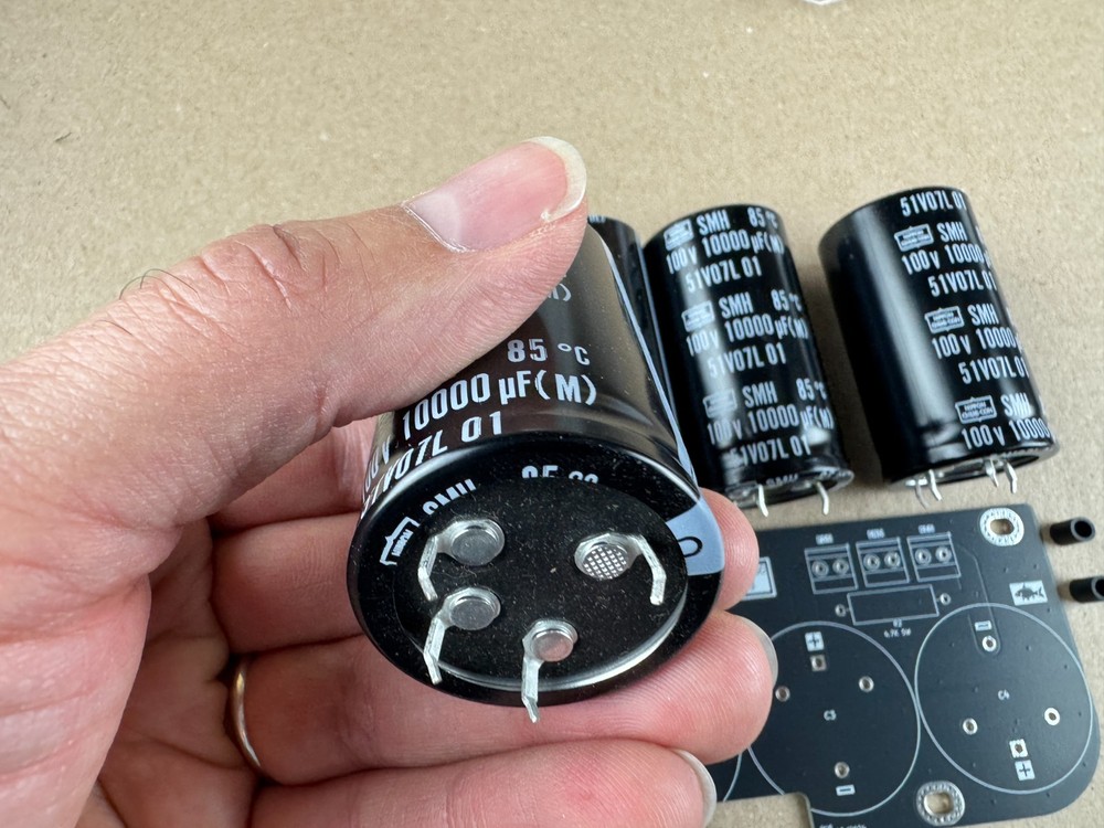 Marantz 2385 2500 Dual Capacitor Replacement Boards COMPLETE w/ caps
