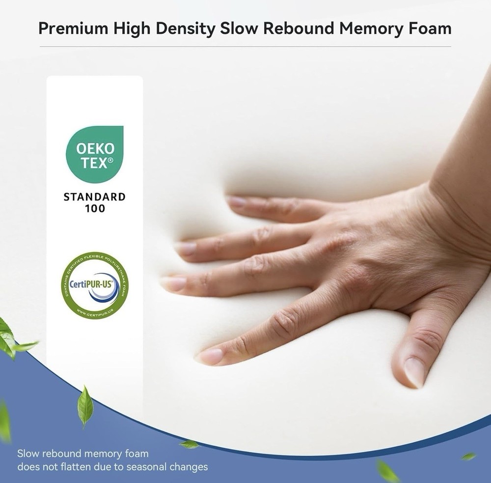 Zmarthumb Cervical Pillow For Neck And Shoulder Support, Memory Foam
