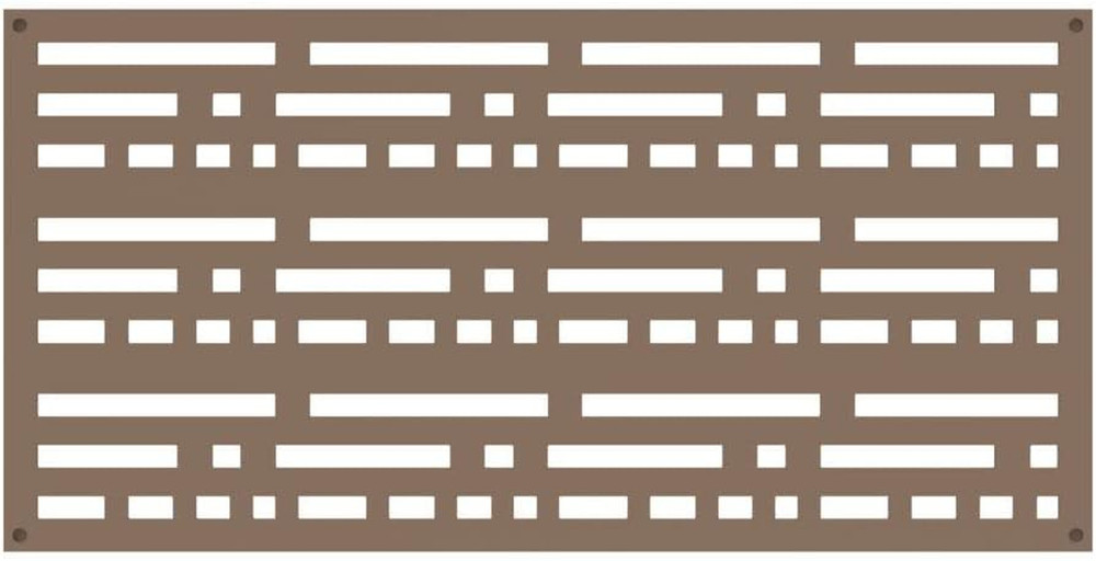 2'X4' Morse Decorative Screen, Saddle