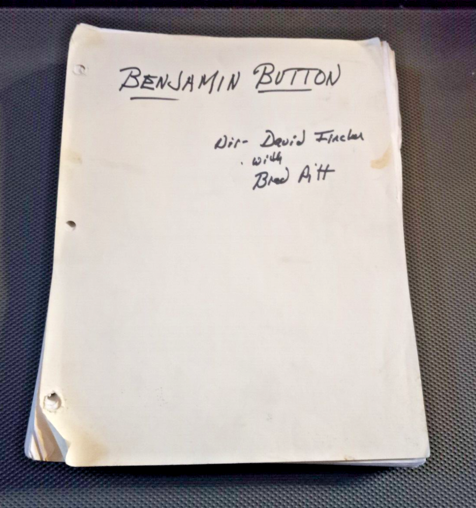 THE CURIOUS CASE OF BENJAMIN BUTTON -original script~Warner Bros~2005 GC