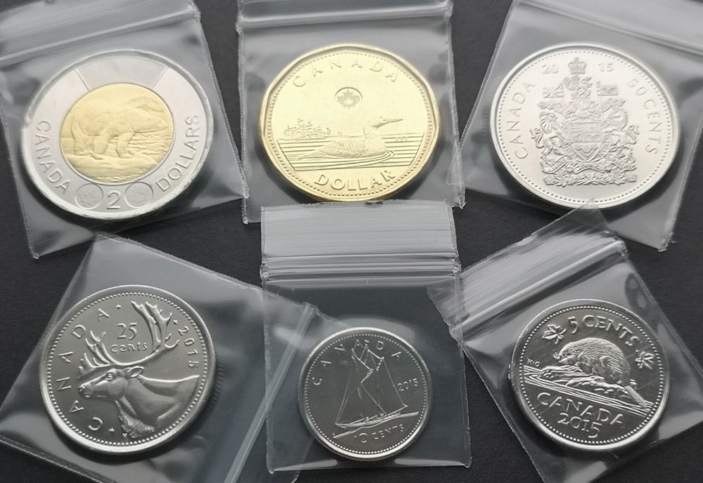*** CANADA  2015  UNCIRCULATED  COINS  SET ***