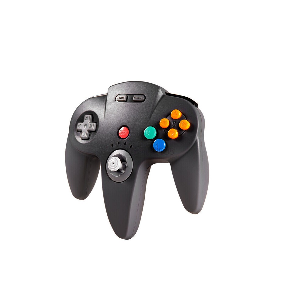 Wireless N64 Controller,2.4G Remote Game Controller w/ Rumble Pak For N64 System