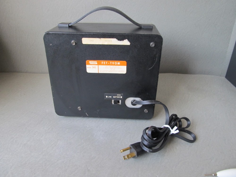 Vintage Eico 242 Solid State FET - TVOM Multimeter w/Probe ***Pls Read