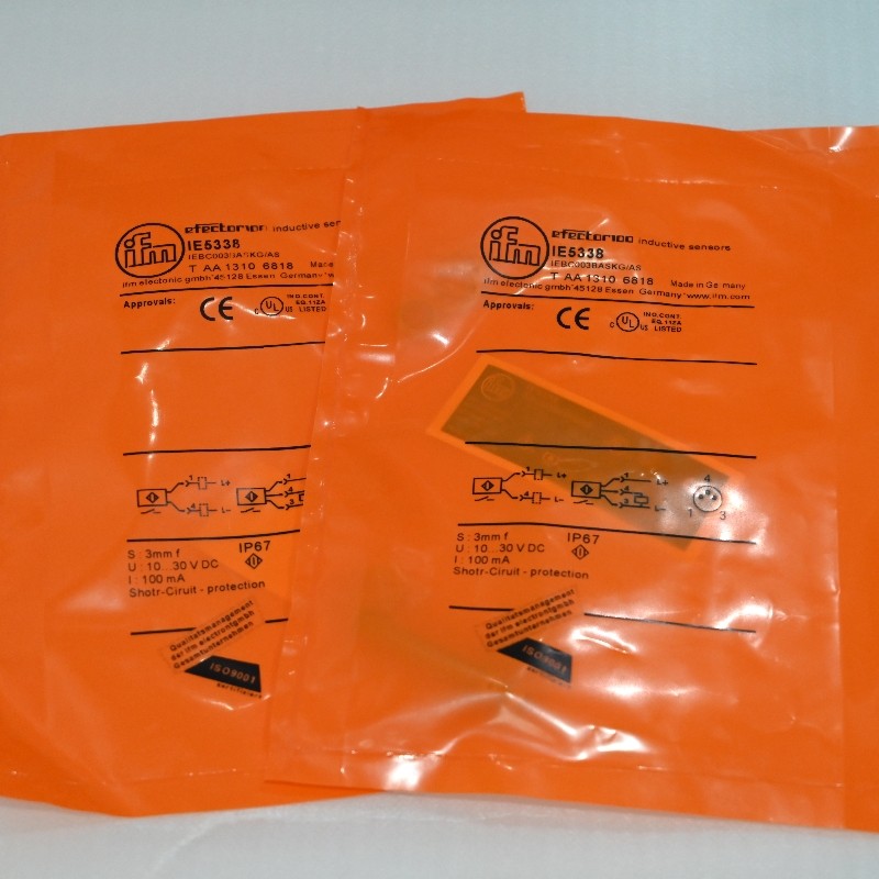 1PC IFM IE5338 IEBC003BASKG/AS Proximity Inductive Sensor 3mm 10-30VDC US Stock