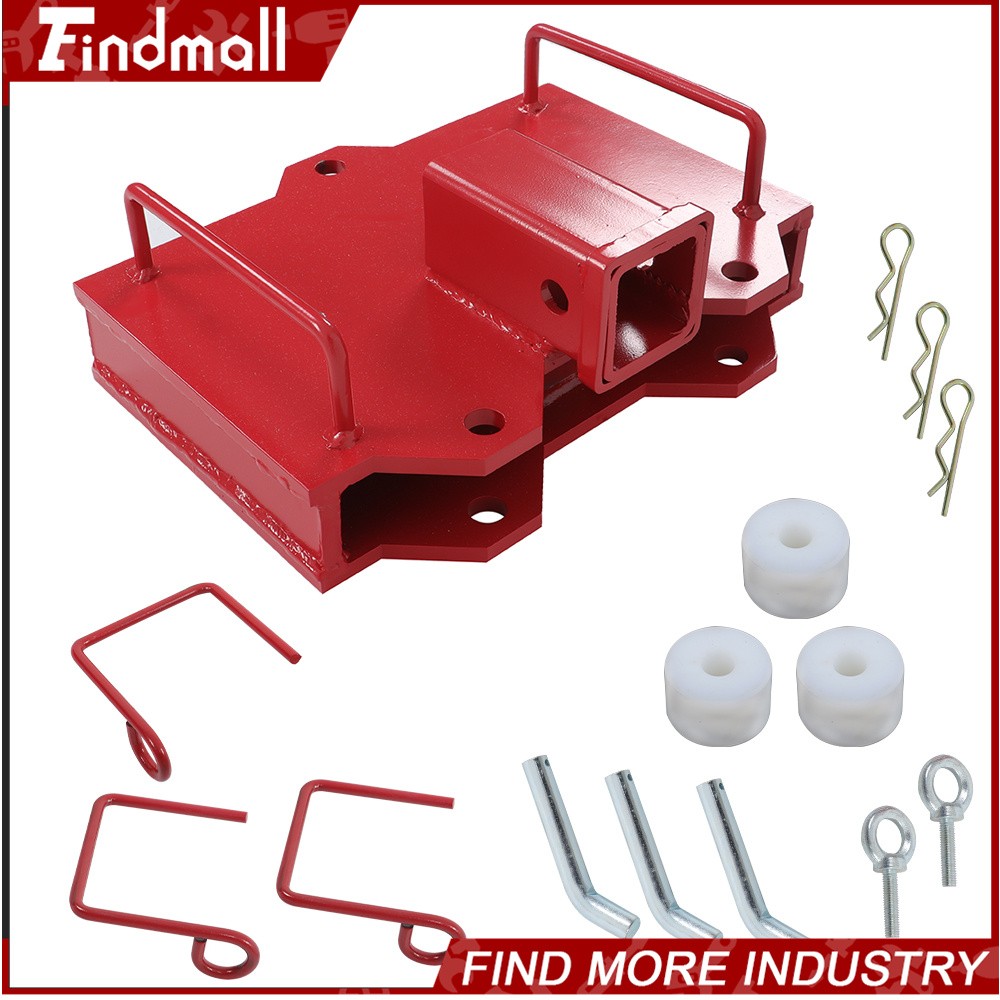 Findmall 2" Forklift Hitch Adapter Dual Pallet Trailer Hitch Receiver 6500LBS