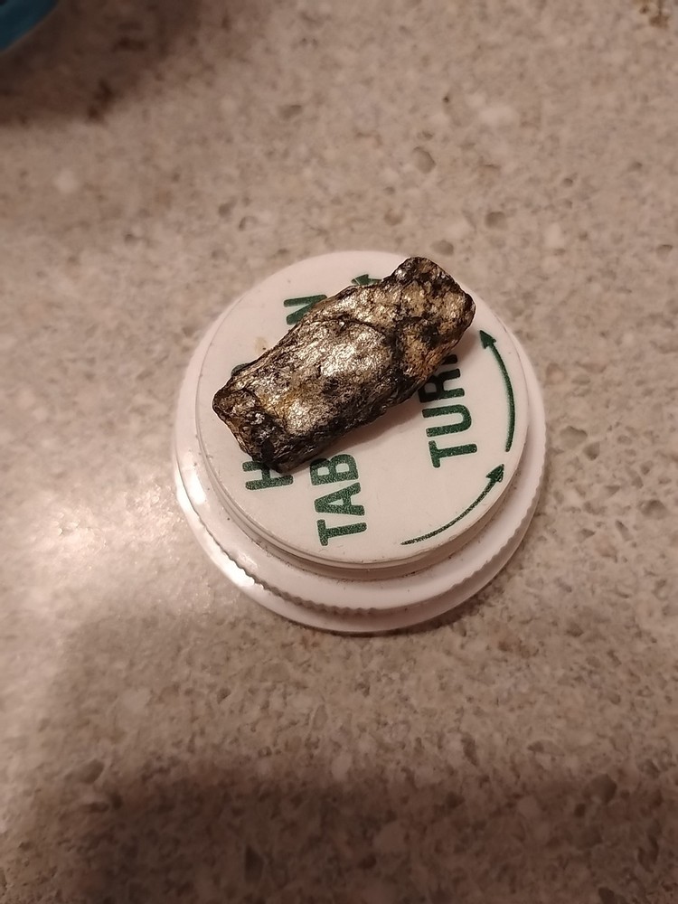 Native Platinum Nugget W/Quartz