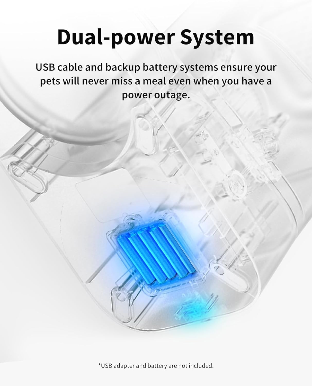 PETKIT 3L Automatic Cat Feeder, 2.4G WiFi Automatic Dog Feeder, Schedule Feeding