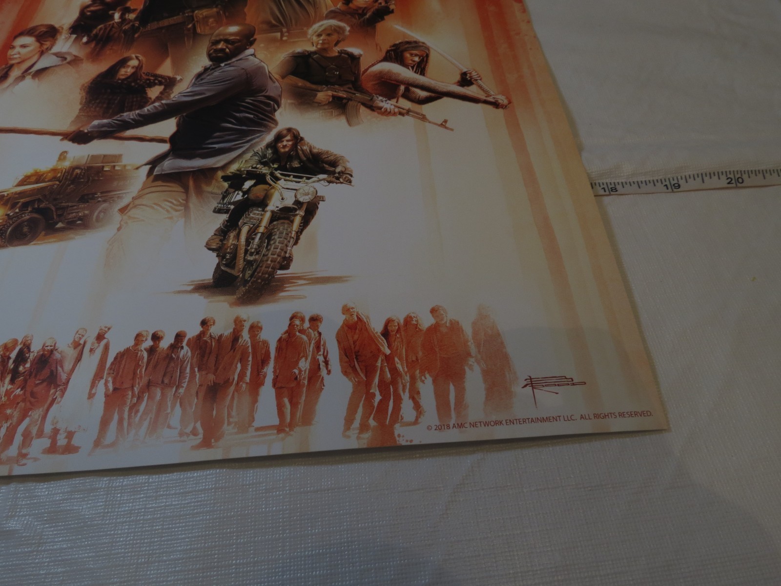 Walking Dead Fear the Walking DEAD AMC poster for Movie RARE WD FTWD MINI 2018