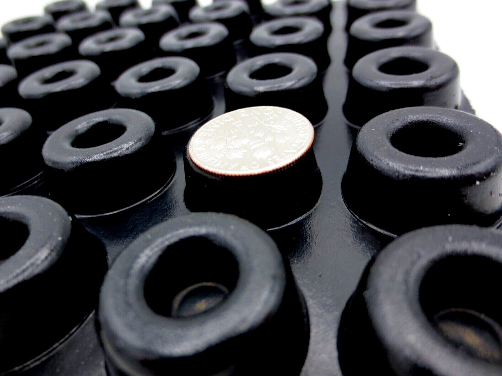 Stick-On Adhesive Durable Rubber Pad, Had 7/8" Round Pad, Is 3/8" Tall