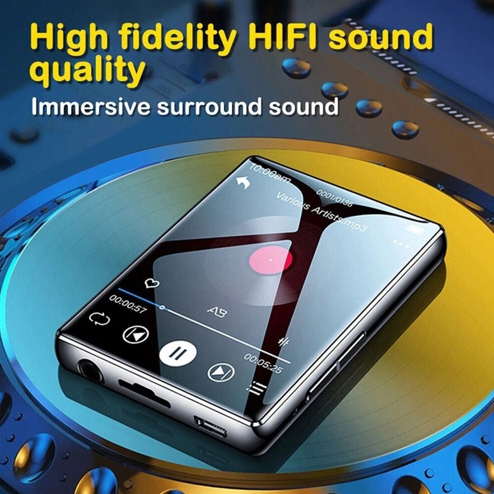 MP4 Player 2.4 inch Ultra HD Touch Screen Video Player Support Multi-Language
