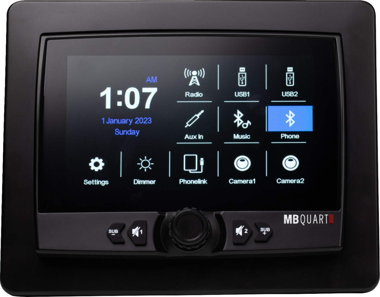 MB QUART GMR7V1 Touchscreen Radio Audio Video Accessory