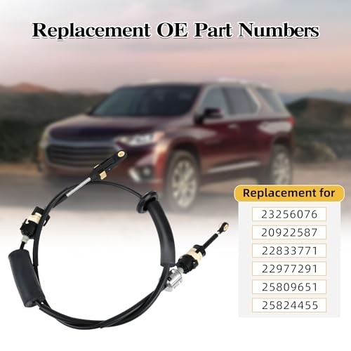 23256076 Automatic Transmission Gear Shifter Cable Compatible with Chevy