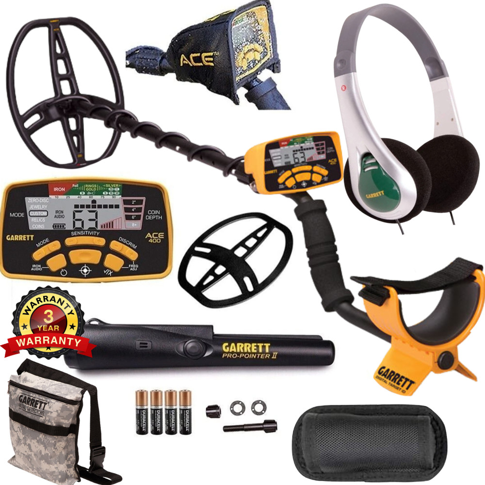 Garrett ACE 400 Metal Detector + Pro-Pointer II & Pouch