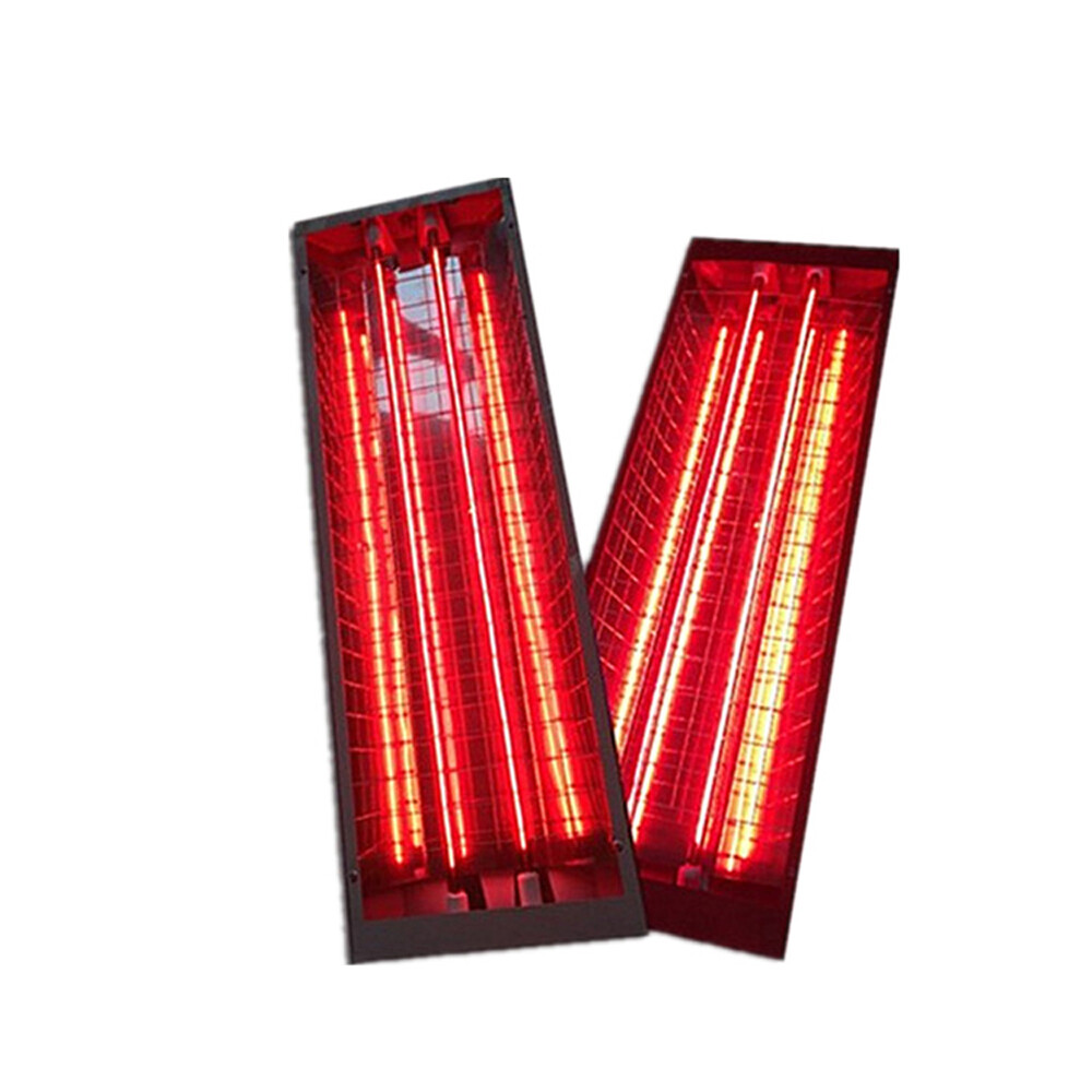 2x 2000W Spray Baking Booth Infrared Paint Curing Light Heating Lamp Heaters