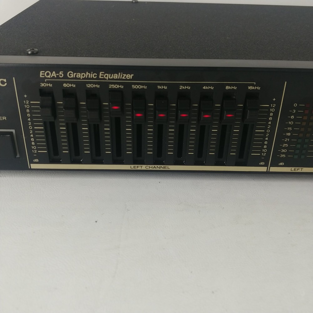 TEAC EQA-5 - 10 Band Stereo Graphic Equalizer HiFi Component- READ DESCRIPTION