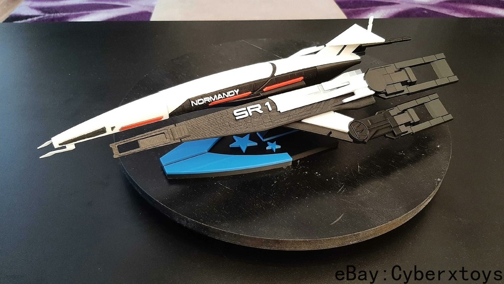 MASS EFFECT SSV Normandy SR1 Spaceship Painted Model 3D Print