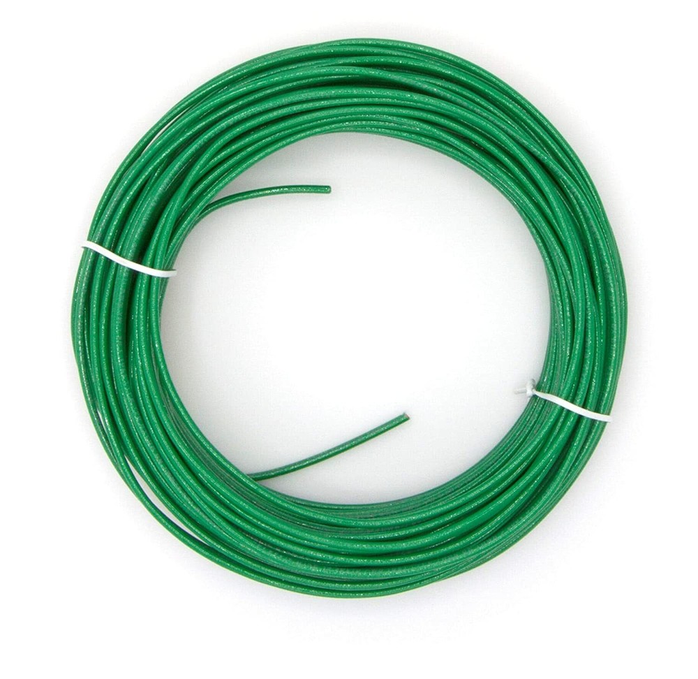 THHN / Building Wire - Green Jacket - 14 Gauge Solid Copper UL UV - 25 Ft